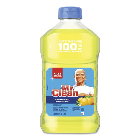 Mr. Clean Multi-Surface Antibacterial Cleaner, Summer Citrus, 45 oz Bottle, PK6 77131